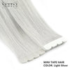 Adhesive Extension Colors Straight Skin Weft Natural Hair