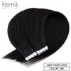 Adhesive Extension Colors Straight Skin Weft Natural Hair