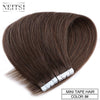 Adhesive Extension Colors Straight Skin Weft Natural Hair