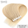 Adhesive Extension Colors Straight Skin Weft Natural Hair