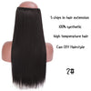 Black Brown High Temperature Synthetic Hair Piece