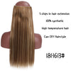 Black Brown High Temperature Synthetic Hair Piece