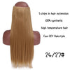 Black Brown High Temperature Synthetic Hair Piece