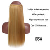 Black Brown High Temperature Synthetic Hair Piece