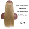 Black Brown High Temperature Synthetic Hair Piece