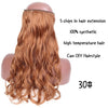 Black Brown High Temperature Synthetic Hair Piece