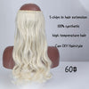 Black Brown High Temperature Synthetic Hair Piece