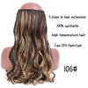 Black Brown High Temperature Synthetic Hair Piece