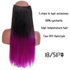 Black Brown High Temperature Synthetic Hair Piece