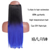 Black Brown High Temperature Synthetic Hair Piece