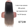 Black Brown High Temperature Synthetic Hair Piece