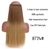 Black Brown High Temperature Synthetic Hair Piece