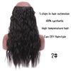 Black Brown High Temperature Synthetic Hair Piece