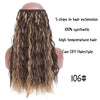 Black Brown High Temperature Synthetic Hair Piece